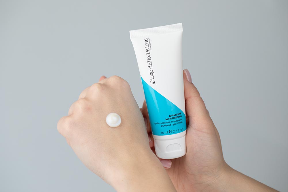 Diego dalla Palma Hydrating Set ZESTAW Krem nawadniający 50 ml + Wypełniająca maska hialuronowa 75 ml + Kosmetyczka