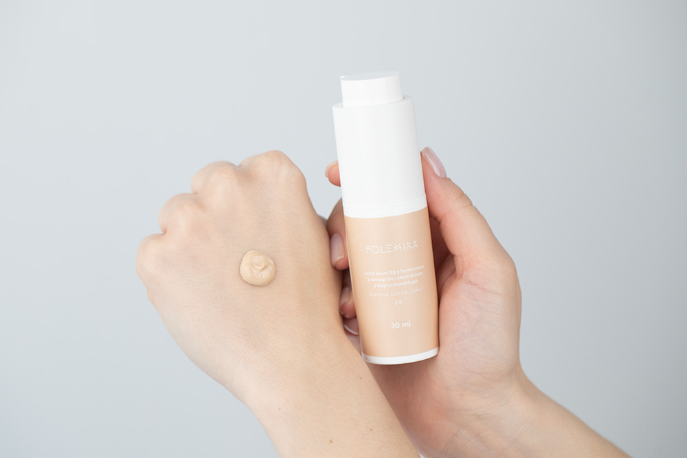 Polemika Matcha Color Daily Lekki krem BB z fermentem z winogron i ekstraktem z kopru morskiego (kolor 2.0) 30 ml