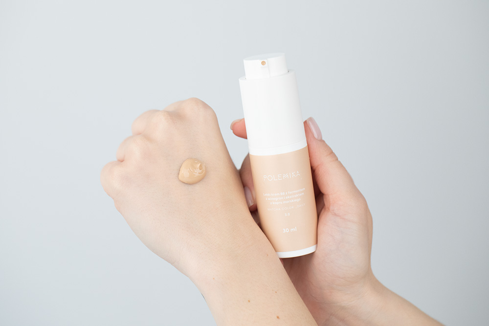 Polemika Matcha Color Daily Lekki krem BB z fermentem z winogron i ekstraktem z kopru morskiego (kolor 3.0) 30 ml