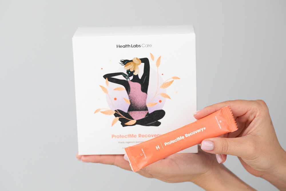 Health Labs Care ProtectMe Recovery+ Wsparcie odporności z czarnym bzem 30 saszetek