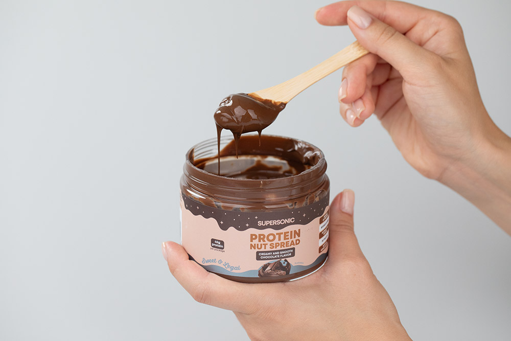 Supersonic Protein Nut Spread Proteinowy krem orzechowy - Aksamitna czekolada 500 g