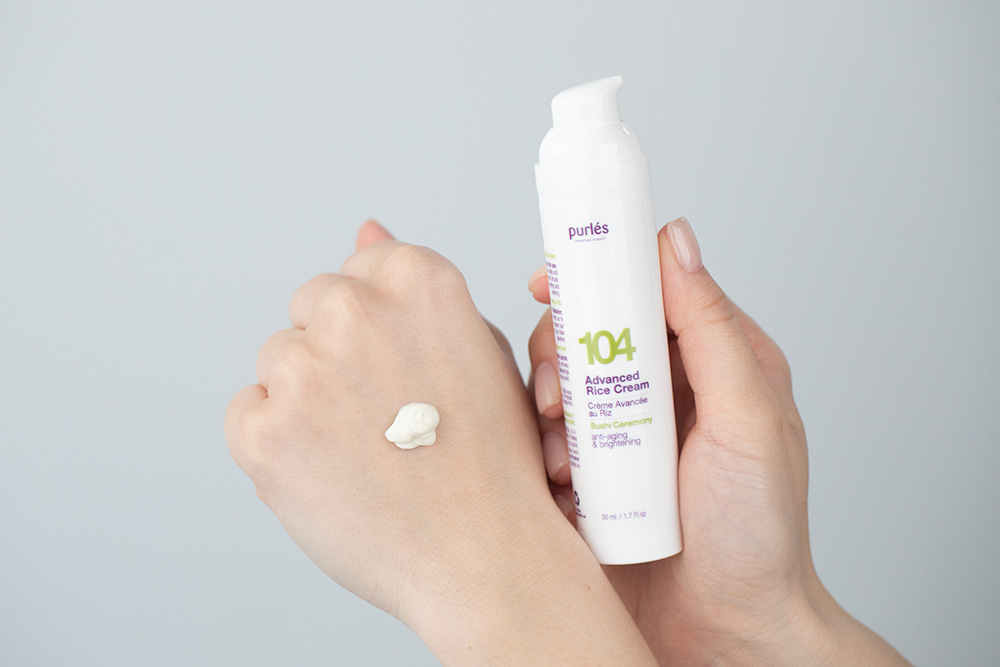 Purles Rice Set ZESTAW Eliksir ryżowy 30 ml + Peeling kremowy z ryżu 50 ml + Krem ryżowy 50 ml + Kosmetyczka