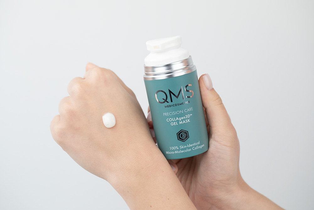 QMS COLLAgen3D Mask Maska z 100% bioidentycznym kolagenem mikrocząsteczkowym 75 ml