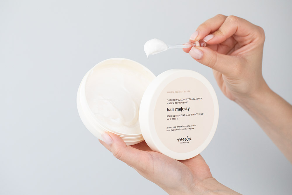 Resibo Easy Breezy Wash + Hair Majesty + Hair Ends ZESTAW Oczyszczający szampon 250 ml + Maska 175 ml + Serum na końcówki 15 ml