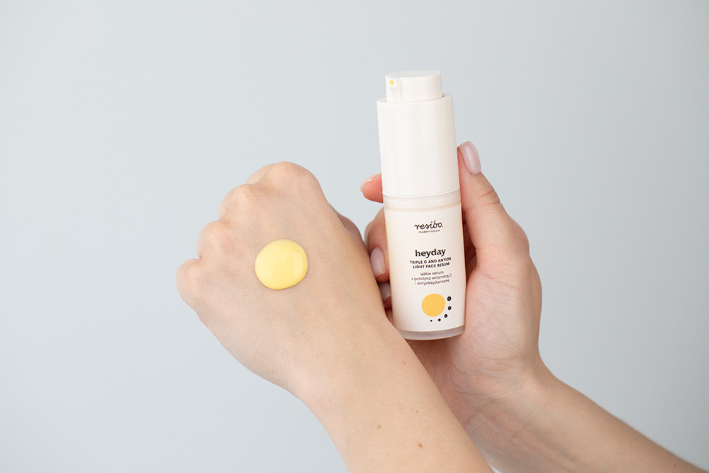 Resibo Heyday + Yes Eye Care + Krem do rąk GRATIS ZESTAW Serum z potrójną witaminą C 30 ml + Krem pod oczy 15 ml