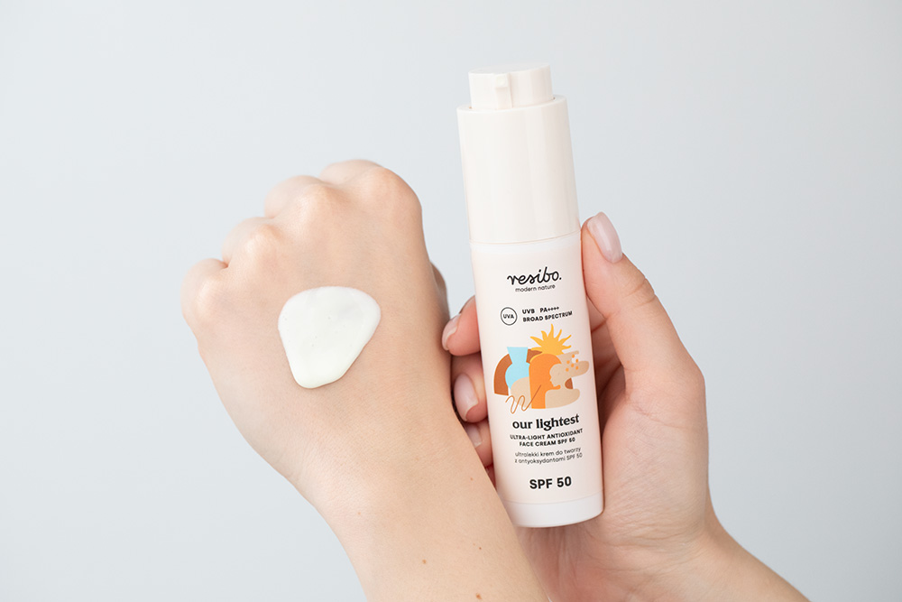 Resibo Our Lightest SPF 50 Ultralekki krem do twarzy z antyoksydantami 50 ml