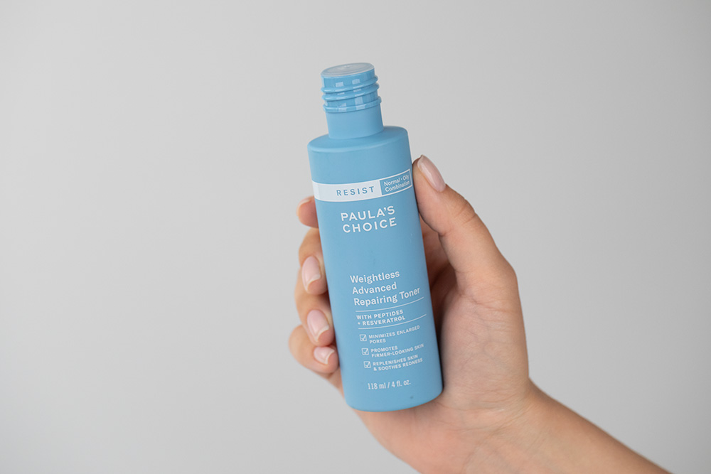 Paulas Choice Resist Perfectly Balanced Foaming Cleanser + Resist Weightless Advanced Repairing Toner ZESTAW Pianka oczyszczająco-normalizująca 30 ml + Tonik normalizujący do skóry tłustej i mieszanej 118 ml