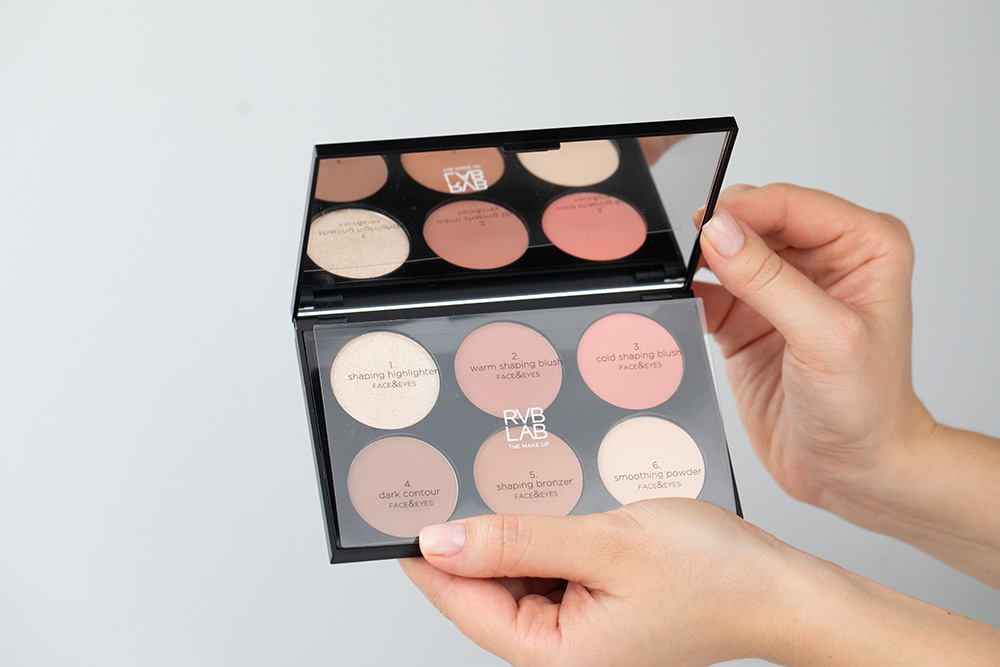 RVB LAB Make Up Full Face Palette Kompaktowa paleta 2w1 6x 2,5 g