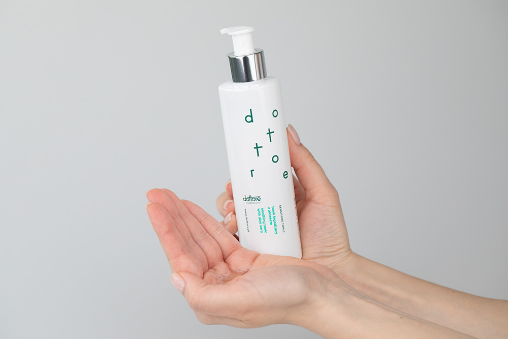 Dottore Sensitore Home Set ZESTAW Płyn micelarny dla skóry wrażliwej 200 ml + Mleczko do demakijażu 200 ml + Tonik łagodzący 200 ml