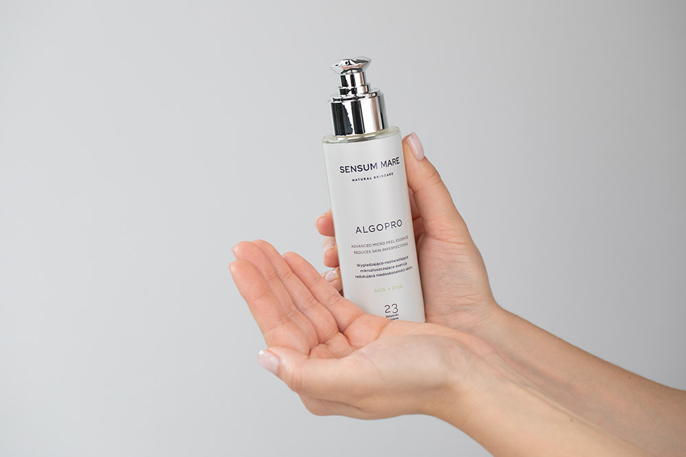 Sensum Mare Advanced Micro Peel Essence Reduces Skin Imperfections Wygładzająco – rozświetlająca mikrozłuszczająca esencja redukująca niedoskonałości skóry 100 ml