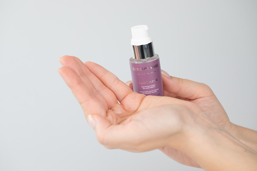 Sensum Mare AlgoHair Multifunctional Oil Hair Serum Pielęgnujące serum olejowe na końcówki włosów 15 ml