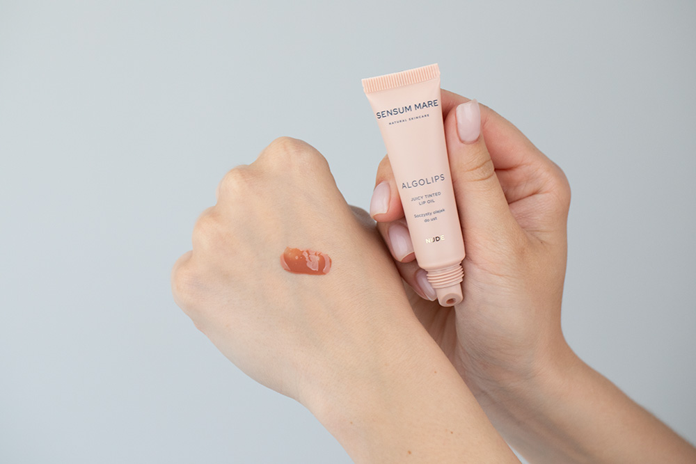 Sensum Mare AlgoLips Juicy Tinted Lip Oil Soczysty olejek do ust (kolor Nude) 10 ml