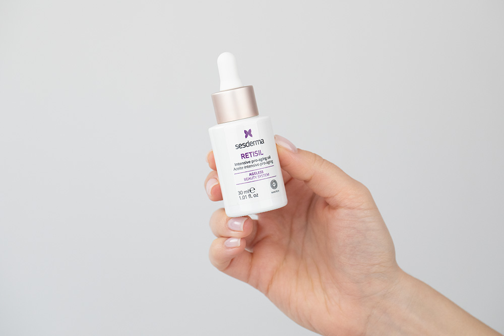 Sesderma Reti Age Serum + Retisil Intensive Pro-Aging Oil + Sensyses Cleanser Ros ZESTAW Serum przeciwzmarszczkowe 30 ml + Olejek przeciwstarzeniowy 30 ml + Płyn oczyszczający do skóry wrażliwej i zaczerwienionej 200 ml