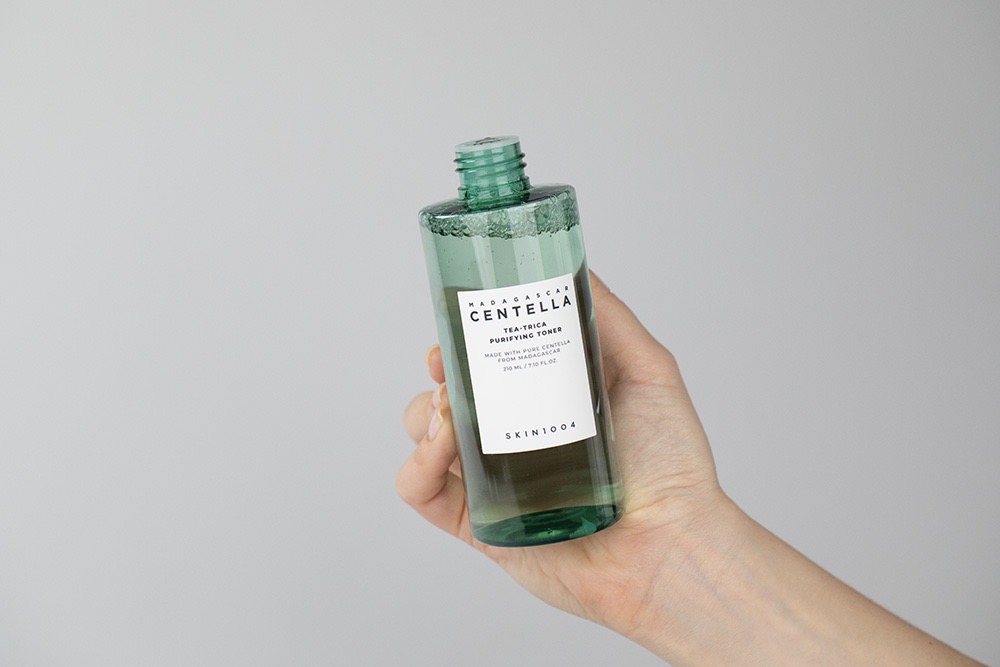 Skin1004 Centella Tea-Trica Purifying Toner + Ampoule ZESTAW Tonik do twarzy 210 ml + Serum dla cery trądzikowej 100 ml