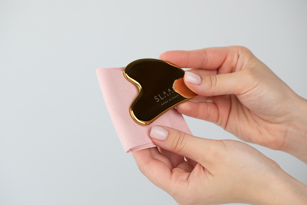 Slaap GuaSha Massage Płytka do masażu twarzy ze stali nierdzewnej 1 szt