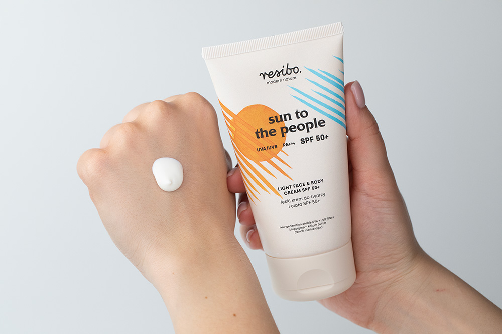 Resibo Sun To The People Lekki krem do twarzy i ciała SPF 50+ 150 ml