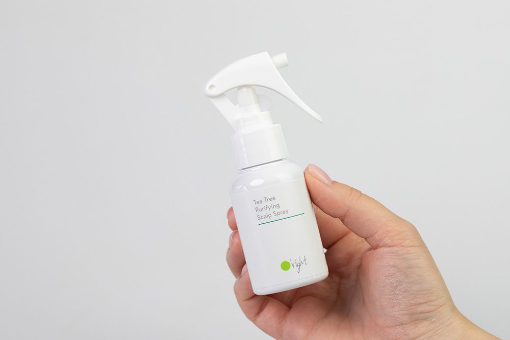 O right Tea Tree Shampoo + Tea Tree Purifying Scalp Spray ZESTAW Szampon przeciwłupieżowy 400 ml + Spray przeciwłupieżowy 50 ml