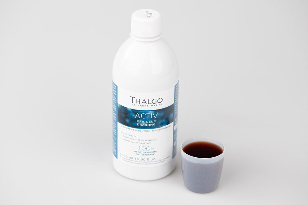 Thalgo Coach Anti Orange Peel Effect + Activ Draining ZESTAW Ampułki antycellulitowe 10x25 ml + Kuracja drenująca 500 ml