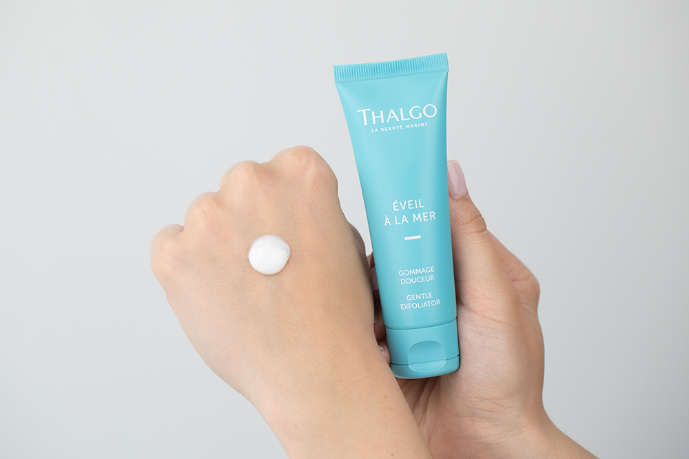 Thalgo Let's Glow 2021 ZESTAW Delikatny peeling 50 ml + Wygładzająco-energetyzująca maska do twarzy 20 ml