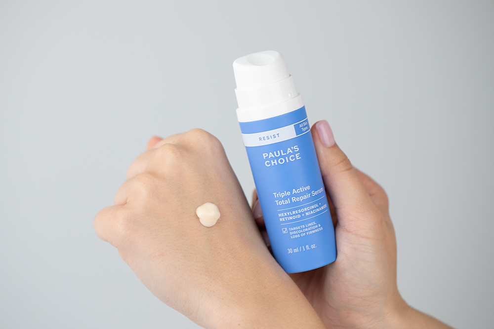 Paulas Choice Triple Active Total Repair Serum + Resist Perfectly Cleanser + Clear Oil Free Moisturizer ZESTAW Potrójnie aktywne serum naprawcze 30 ml + Pianka oczyszczająco-normalizująca 30 ml + Lekki, beztłuszczowy krem nawilżający 15 ml