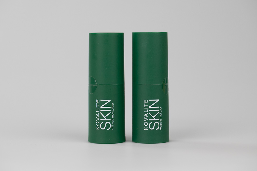 Kovalite Skin Wash It and Re-Charge Travel Box ZESTAW Żel do mycia twarzy 20 ml + Regenerująca maska-krem do twarzy 20 ml