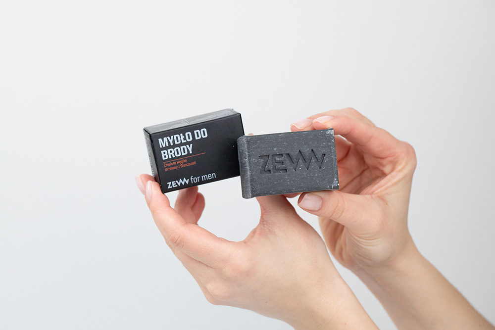 Zew For Men Men Care ZESTAW Mydło do brody 85 ml + Dezodorant w sztyfcie 80 g + Krem do twarzy 80 ml