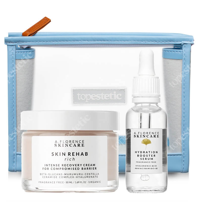 A.Florence Skincare Pielęgnacja Skóry Suchej ZESTAW Krem odżywczy do skóry suchej, wrażliwej 50 ml + Serum nawadniające z kwasem hialuronowym 30 ml