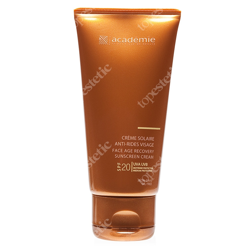 Academie Creme Solaire Anti-Rides Visage SPF 20 Krem przeciwzmarszczkowy do opalania z filtrem SPF20 50 ml