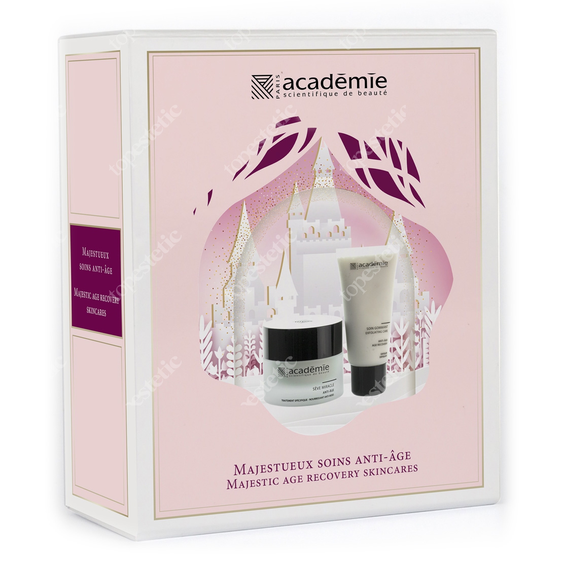 Academie Zestaw Magiczne Odmłodzenie 2019 ZESTAW Krem piękności 50 ml + Peeling enzymatyczno - mechaniczny 50 ml