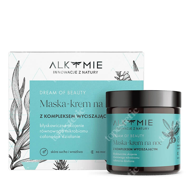 Alkmie Dream Of Beauty Wyciszająca nocna maska-krem 60 ml