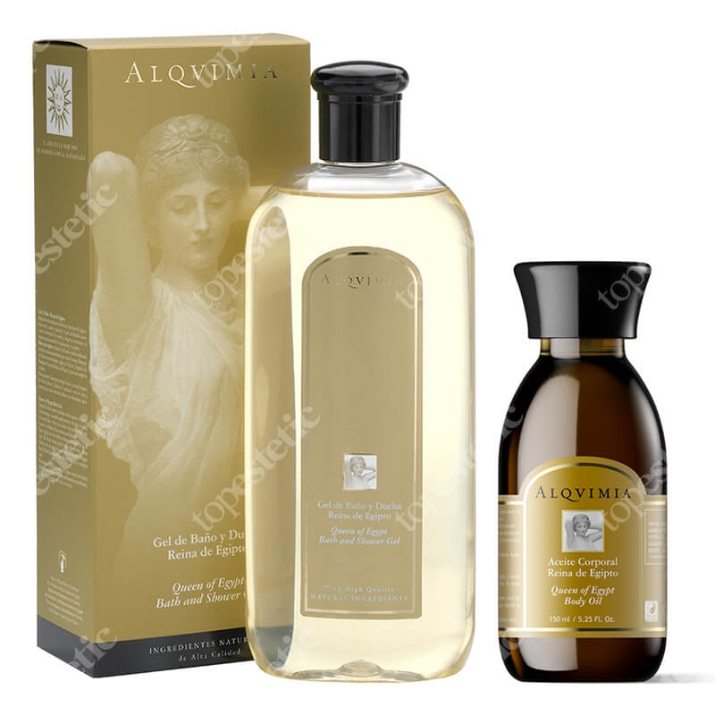 Alqvimia Queen of Egypt Body Set ZESTAW Żel pod prysznic \