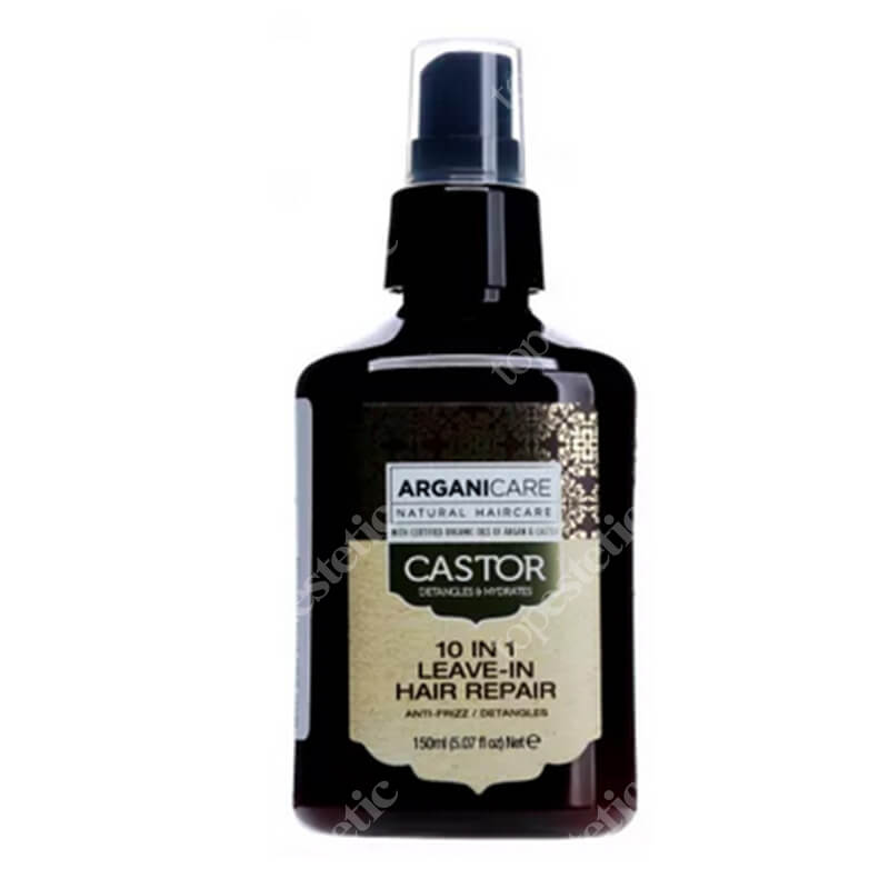 Arganicare Castor 10 in 1 Leave In Hair Repair Odżywka bez spłukiwania 10w1 z olejkiem rycynowym 150 ml
