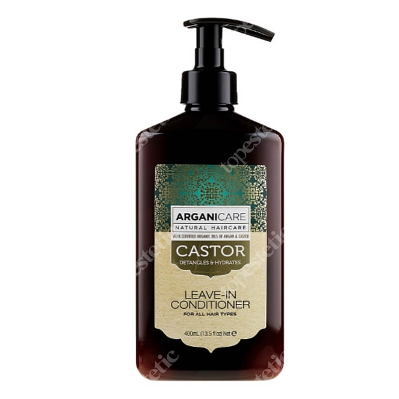 Arganicare Castor Oil Leave In Conditioner Odżywka bez spłukiwania stymulująca porost włosów 400 ml