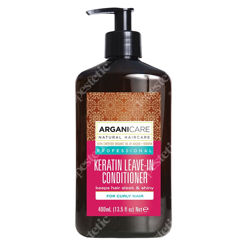 ArganiCARE Conditioner Ohne Ausspülen Mit Macadamia-Öl – 400 Ml Für Lockiges Haar, Sofortiger Glanz