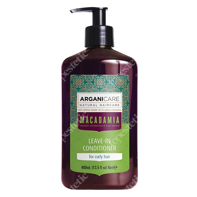 Arganicare Macadamia Leave In Conditioner Odżywka bez spłukiwania do kręconych włosów 400 ml