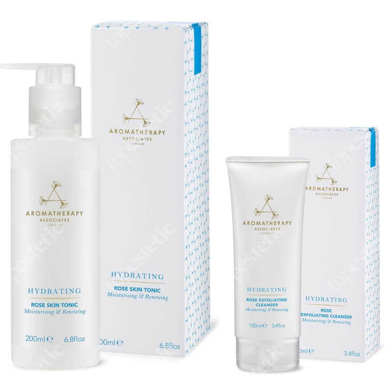 Aromatherapy Associates Rose Skin Set ZESTAW Tonik 200 ml + Peeling do twarzy 100 ml