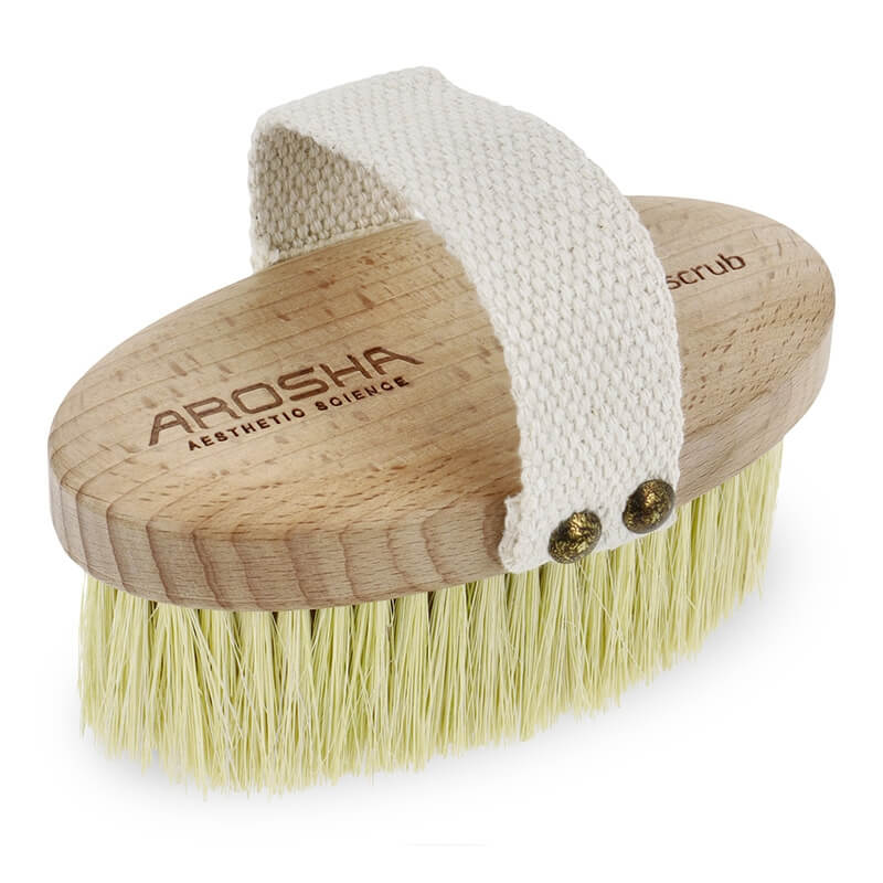 Arosha Natural Brush Naturalna szczotka do suchego peelingu 1 szt