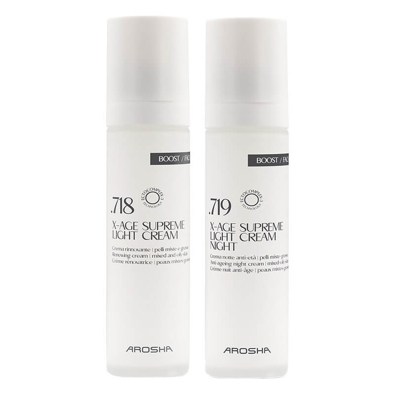 Arosha Skin Balance Anti-Aging ZESTAW Odmładzający krem do skóry mieszanej i tłustej 50 ml + Krem anti-aging na noc do skóry mieszanej i tłustej 50 ml