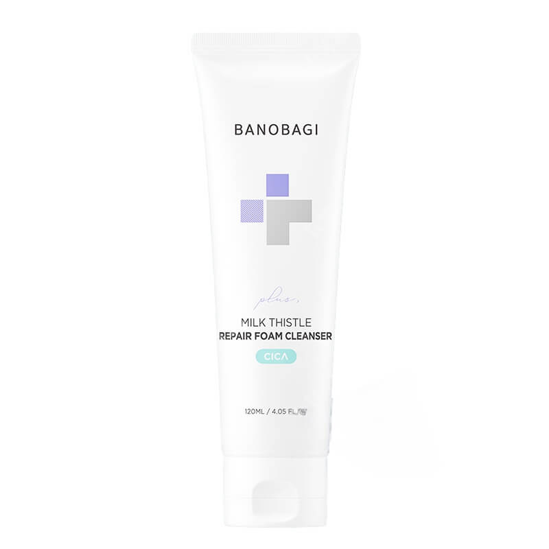 Banobagi Milk Thistle Repair Foam Cleanser Delikatna pianka do mycia twarzy z ostropestem i ekstraktem z wąkroty azjatyckiej 120 ml