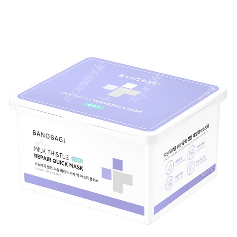 Banobagi Milk Thistle Repair Quick Mask Maski w płachcie z ekstraktem z ostropestu plamistego i wąkroty azjatyckiej 30 szt