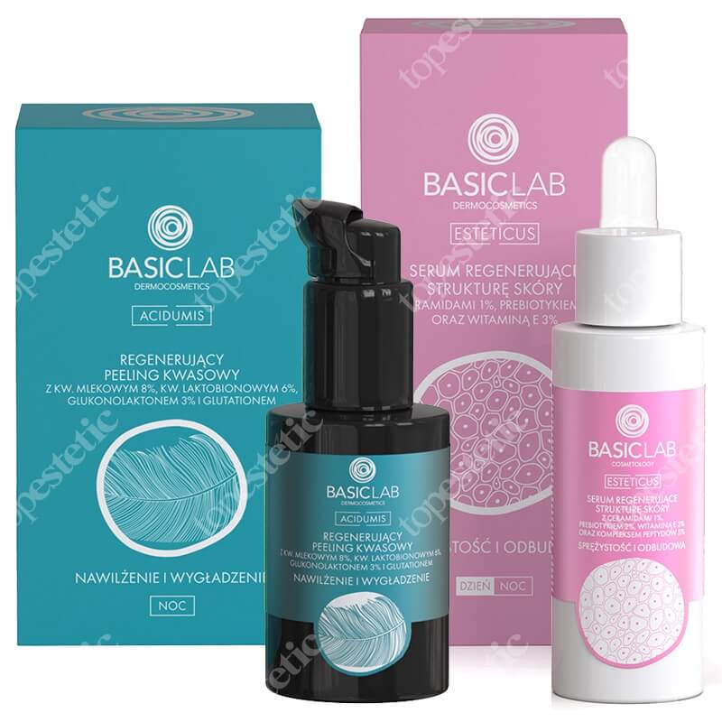 BasicLab Nawilżenie i Wygładzenie + Sprężystość i Odbudowa ZESTAW