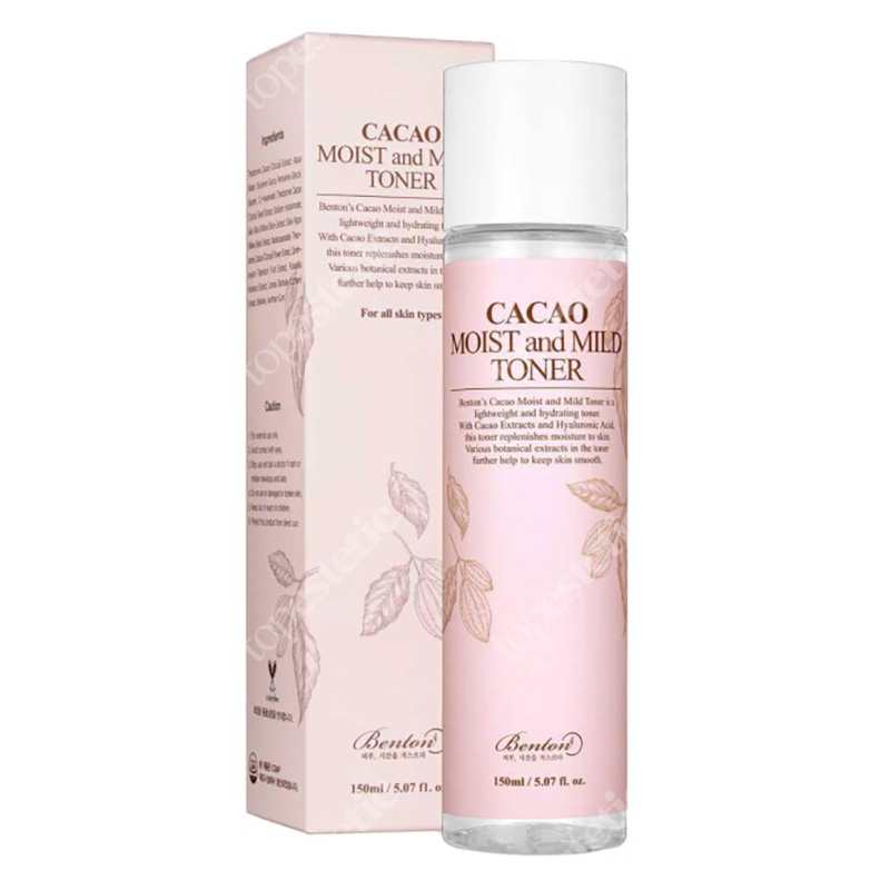 Benton Cacao Moist and Mild Toner Benton Nawilżający toner z wyciągiem z kakao 150 ml