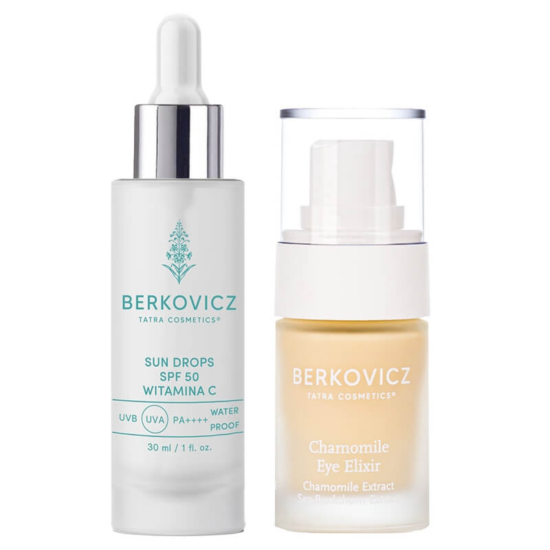 Berkovicz Face Care ZESTAW Eliksir pod oczy 15 ml + Serum SPF 50 z witaminą C 30 ml