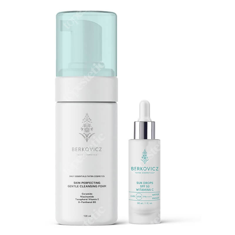 Berkovicz New Day Come ZESTAW Pianka oczyszczająca 100 ml + Serum SPF 50 z witaminą C 30 ml