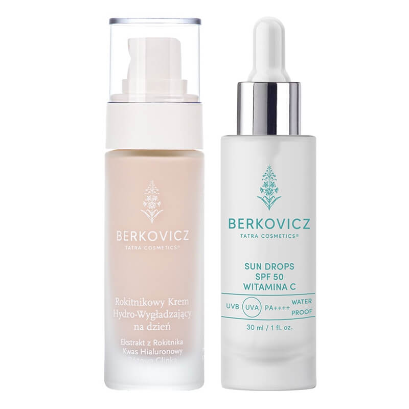 Berkovicz Shine Bright Set ZESTAW Serum ochronne z witaminą C 30 ml + Krem wygładzający na dzień 30 ml
