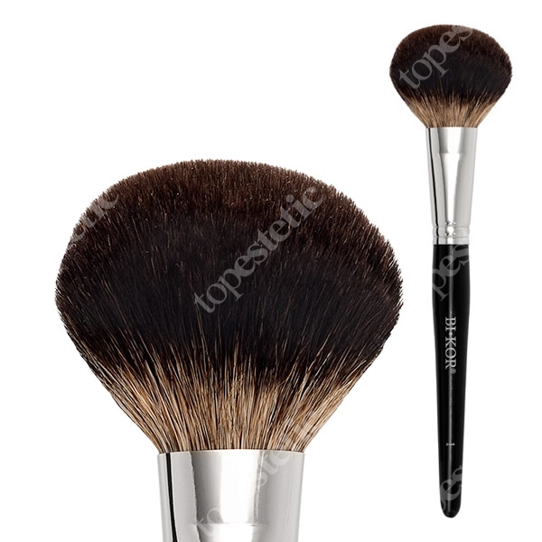 Bikor Bikor Pro Brush N°1 Pędzel do pudru naturalne włosie 1 szt.