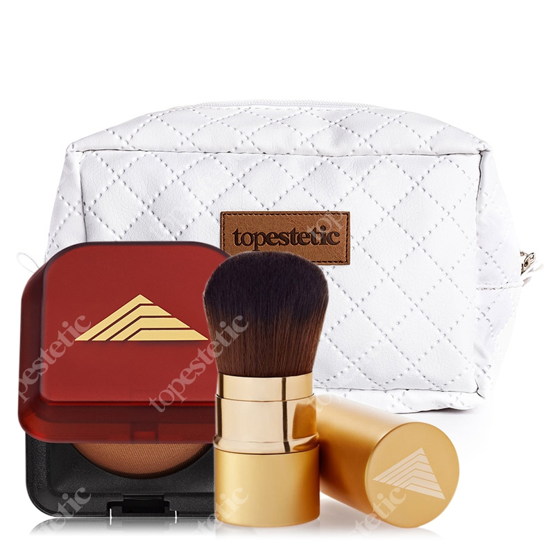 Bikor Brush Bikor Egyptische Erde + Egyptische Erde + Kosmetyczka ZESTAW Pędzel do Ziemi Egipskiej + Bikor Ziemia Egipska 13 g + kosmetyczka
