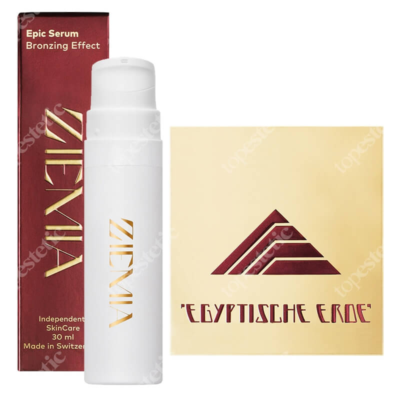 Bikor Glow Skin ZESTAW Serum brązujące 30 ml + Bikor Ziemia Egipska z wyciągiem z lukrecji 14 g - WERSJA LIMITOWANA