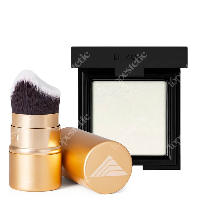 Bikor Tokyo Powder + Bikor Pro Brush 3D N°103 ZESTAW Puder Transparentny Tokyo 8 g + Uniwersalny pędzel 3D wysuwany 1 szt