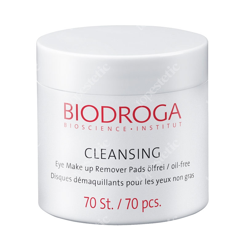 Biodroga Bioscience Eye Make Up Remover Pads Oil Free Beztłuszczowe płatki do demakijażu oczu 70 szt.